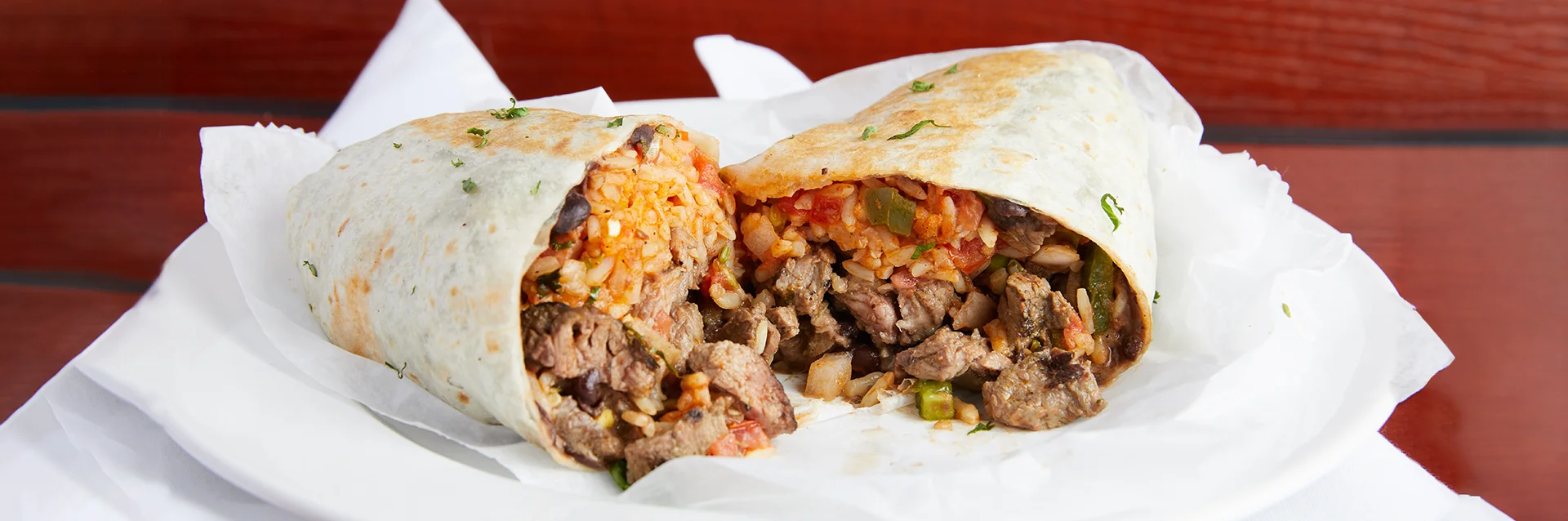 Los clásicos burritos de carne