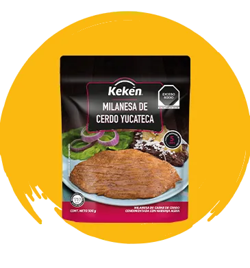 Milanesa de cerdo marinada a la yucateca